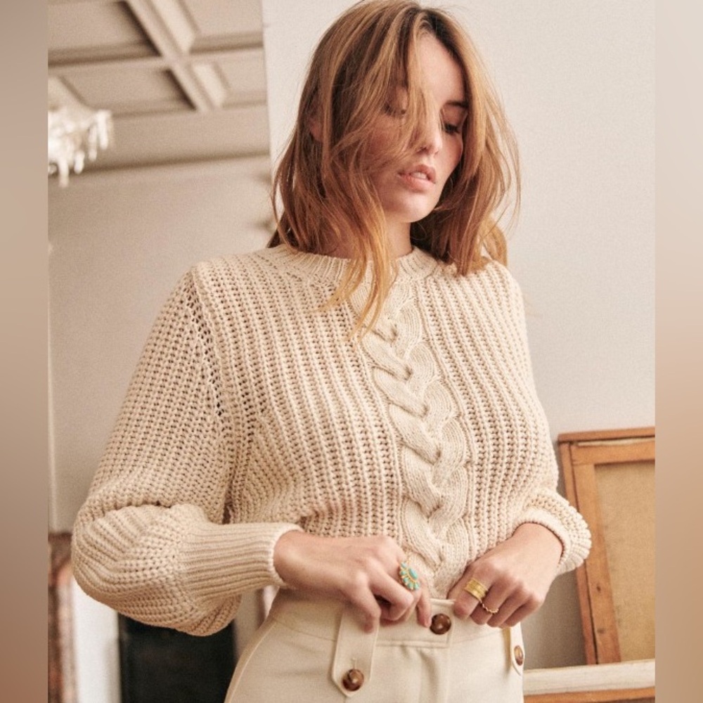 Sezane Jazz Jumper - Ecru - XS